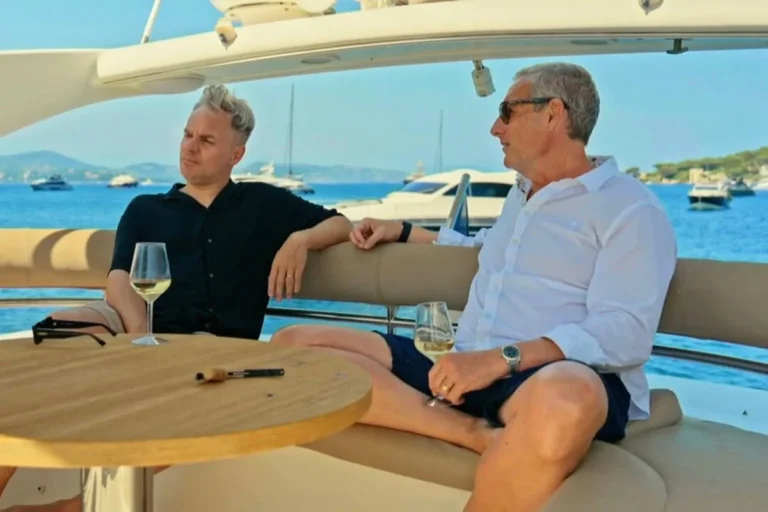 Peter Van de Veire en Gert Verhulst in Saint-Tropez